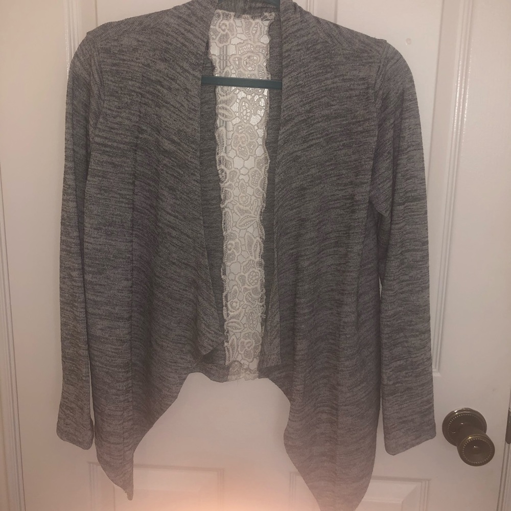 Grey cardigan